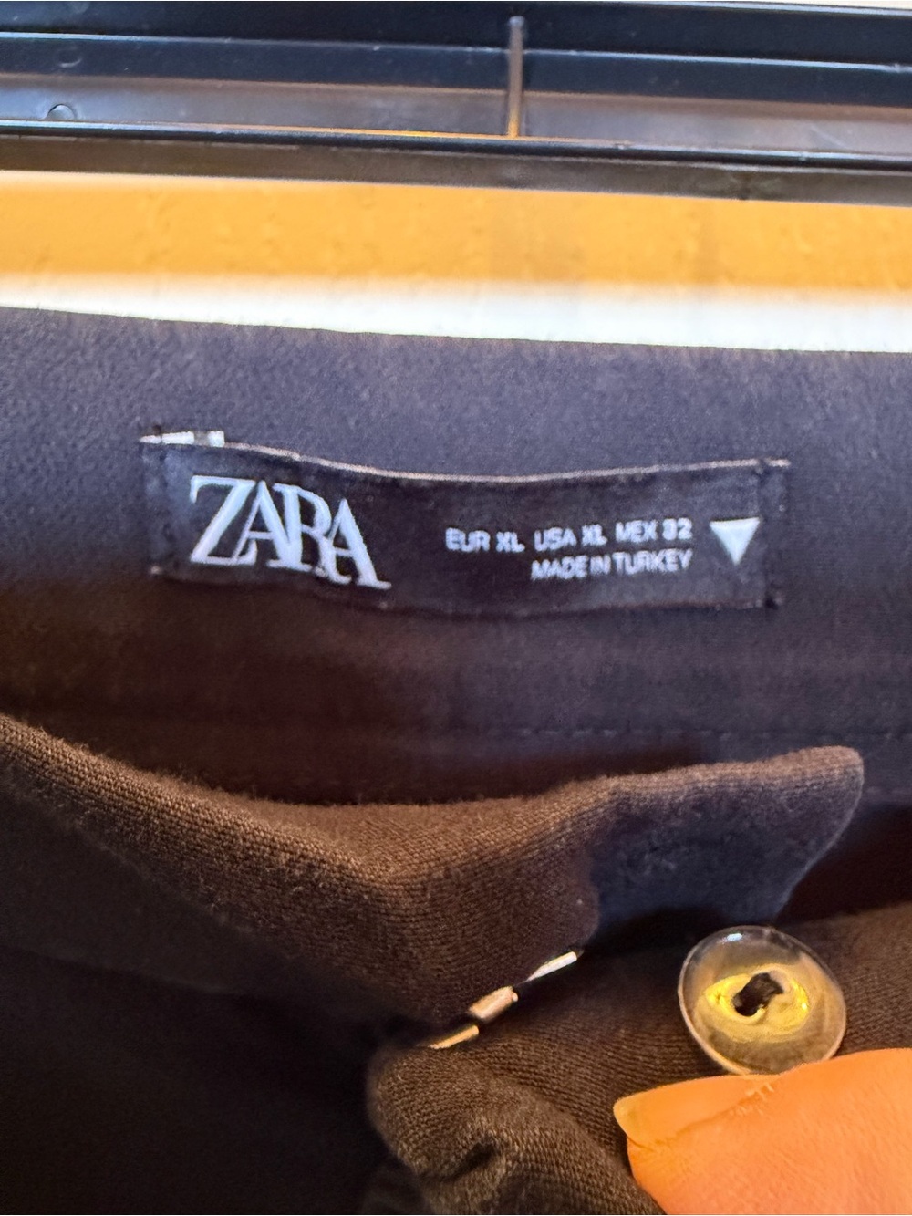 Zara Cropped Black Flare Pants. Size XL - Picture 2 of 3
